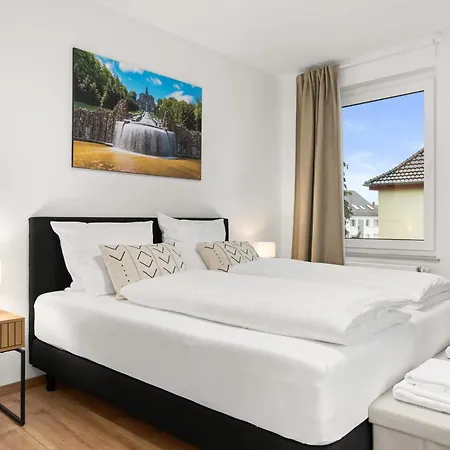 Sowi - Gartenblick & Parkplatz, Kueche Apartament Kassel