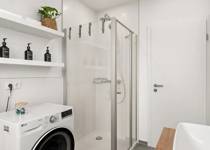 公寓 Sowi - Gartenblick & Parkplatz, Kueche 卡塞尔