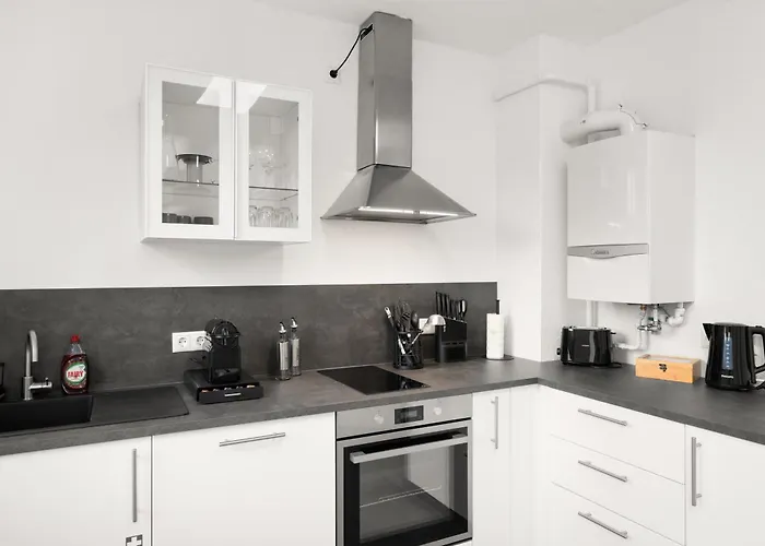 Sowi - Gartenblick & Parkplatz, Kueche *